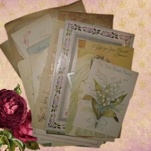 Vintage Wedding Card Covers 70's